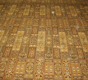 Traditionelle Seidenteppiche